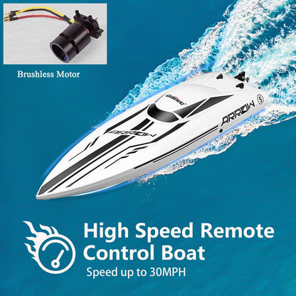 Cheerwing 25" RC Brushless 30 MPH High Speed Boat Large Racing Remote Control...