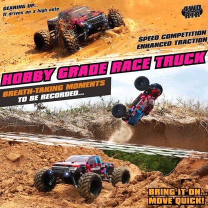 HAIBOXING 1:12 Scale RC Cars 903 RC Monster Truck, 38 Km/H Speed Hobby Fast R...