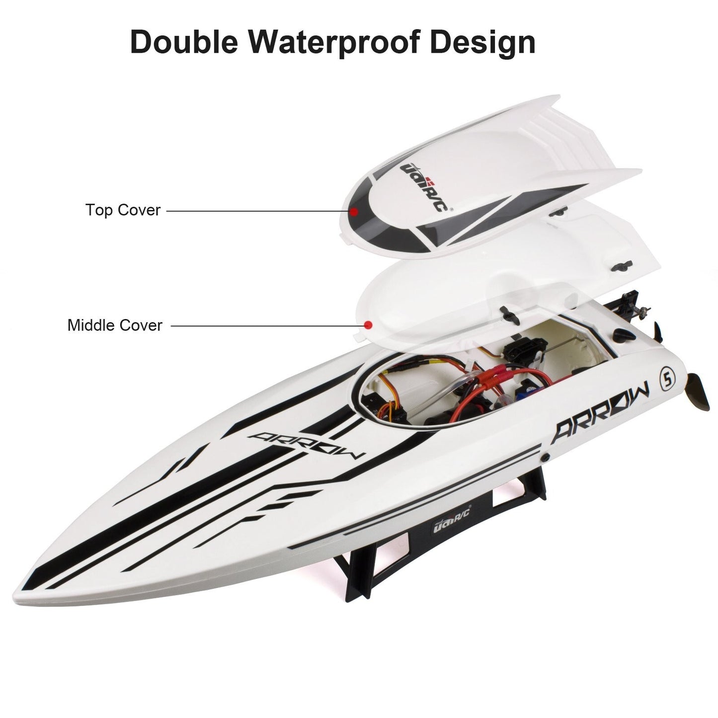 Cheerwing 25" RC Brushless 30 MPH High Speed Boat Large Racing Remote Control...