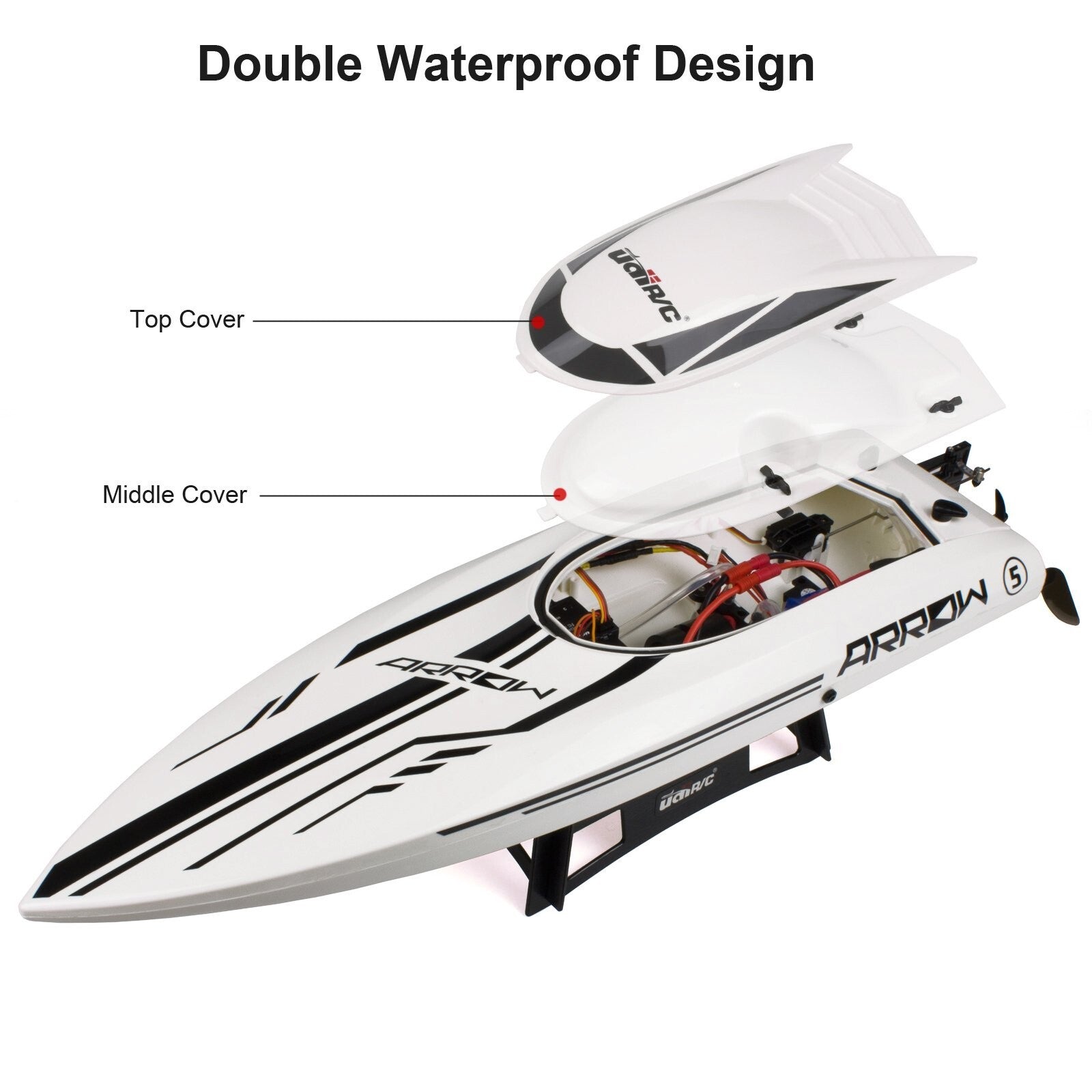Cheerwing 25" RC Brushless 30 MPH High Speed Boat Large Racing Remote Control...