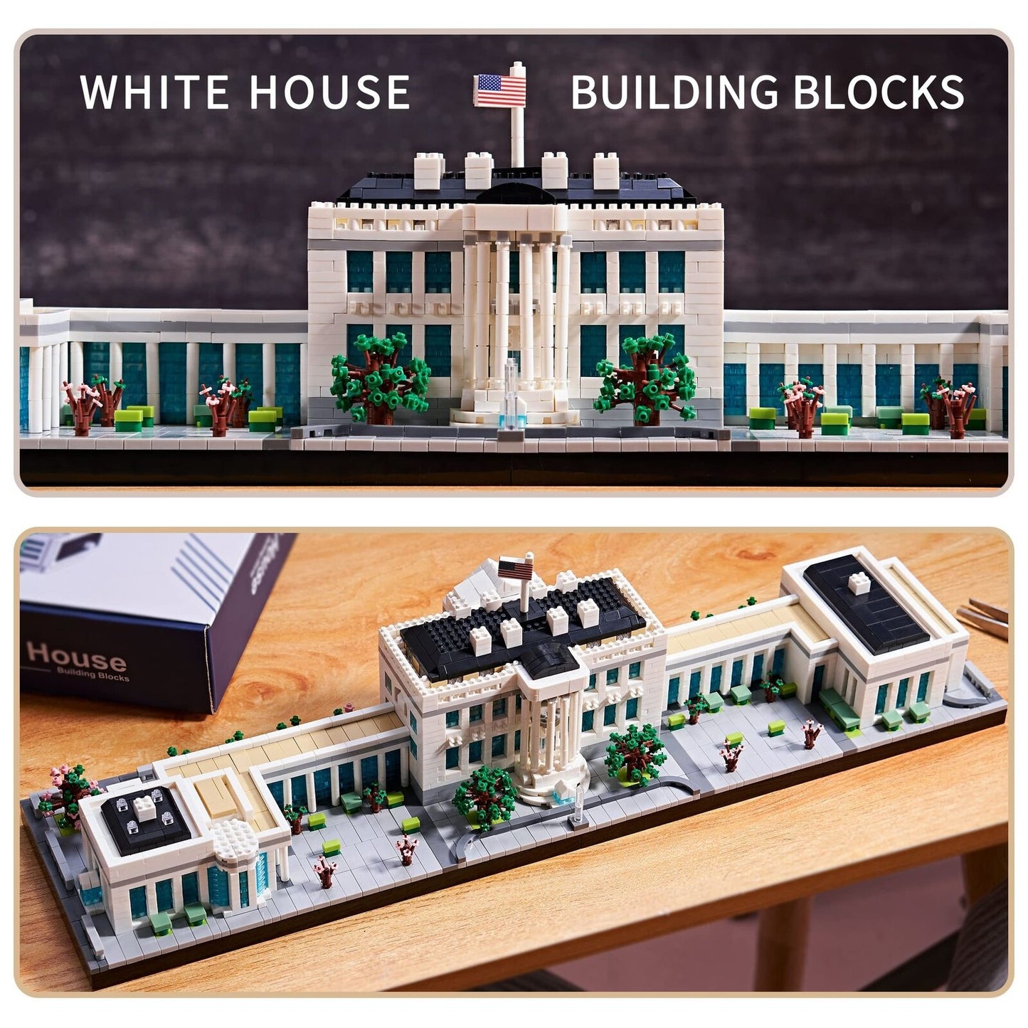 Architecture Sets for Adults White House U.S. Capital Collection Building Kit...