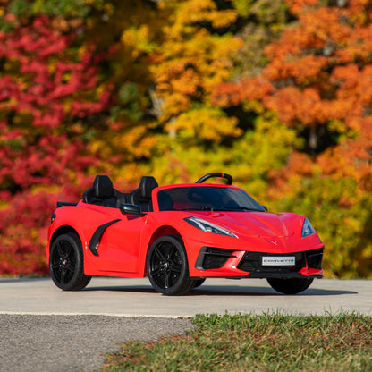 12V  Corvette Stingray, Battery Powered Ride-On Car, Children Ages 3+, Sounds