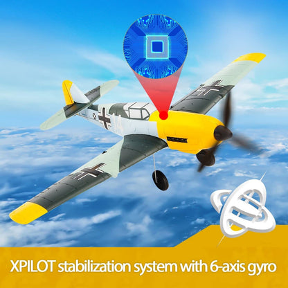 Remote Control RTF Airplane, 4 Channel 6-Axis Gyro Park Flyer RC Plane BF109,...