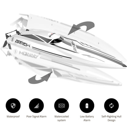 Cheerwing 25" RC Brushless 30 MPH High Speed Boat Large Racing Remote Control...
